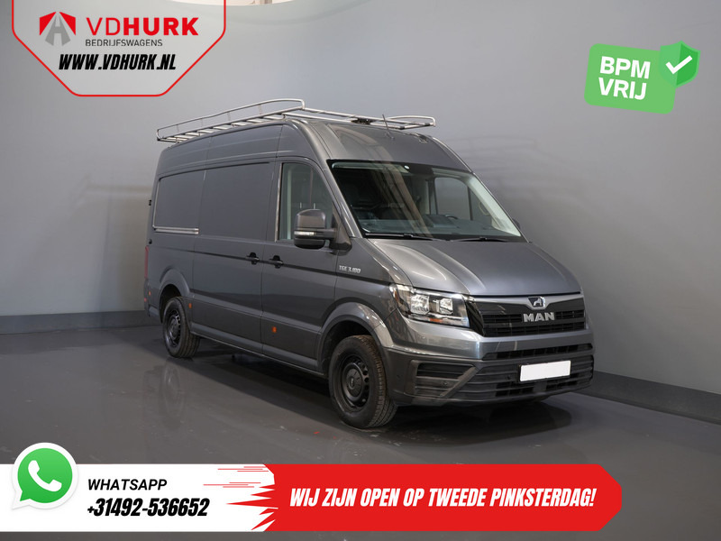 MAN TGE 35 2.0 180 pk DSG Aut. L3H3 BPM VRIJ! Imperiaal+Ladder/ Carplay/ Gev.stoel/ Inrichting/ Camera/ PDC/ Cruise/ Trekhaak/ Airco - Gesloten bestelwagen: afbeelding 1 MAN TGE 35 2.0 180 pk DSG Aut. L3H3 BPM VRIJ! Imperiaal+Ladder/ Carplay/ Gev.stoel/ Inrichting/ Camera/ PDC/ Cruise/ Trekhaak/ Airco - Gesloten bestelwagen: afbeelding 1