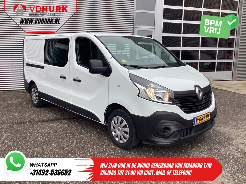 Renault Trafic 1.6 dCi 125 pk L2 DC Dubbel Cabine BPM VRIJ NL Auto/ Camera/ Cruise/ Navi/ Airco/ Trekhaak - Kleine bestelwagen, Bestelwagen met dubbele cabine: afbeelding 1 Renault Trafic 1.6 dCi 125 pk L2 DC Dubbel Cabine BPM VRIJ NL Auto/ Camera/ Cruise/ Navi/ Airco/ Trekhaak - Kleine bestelwagen, Bestelwagen met dubbele cabine: afbeelding 1