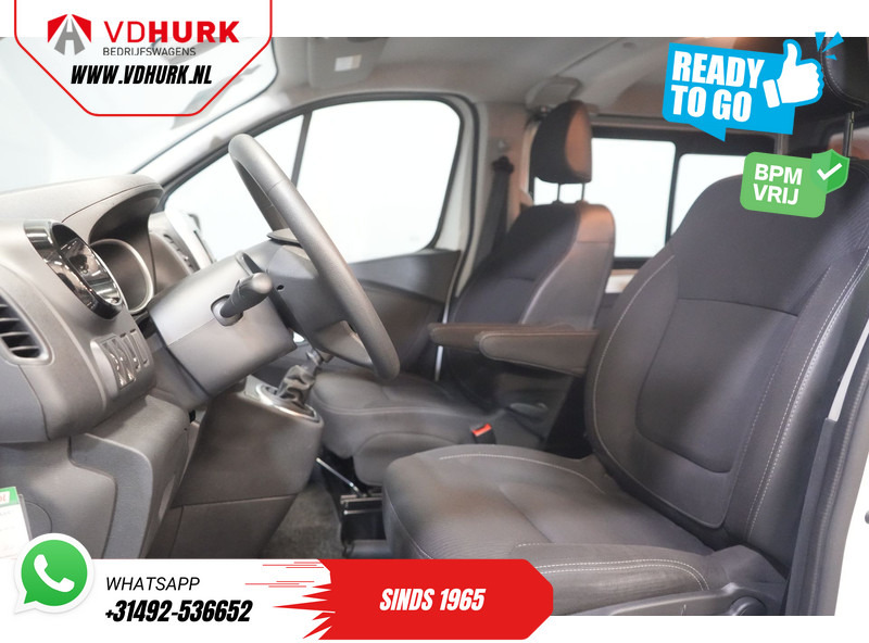 Kleine bestelwagen, Bestelwagen met dubbele cabine Renault Trafic 2.0 dCi 120 pk L2 DC Dubbel Cabine BPM VRIJ! Ready2Go LED/ 2x schuifdeur/ Sidebars/ Carplay/ Climate/ Camera/ PDC/ Cruise/ Trekh: afbeelding 13
