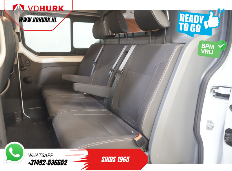 Kleine bestelwagen, Bestelwagen met dubbele cabine Renault Trafic 2.0 dCi 120 pk L2 DC Dubbel Cabine BPM VRIJ! Ready2Go LED/ 2x schuifdeur/ Sidebars/ Carplay/ Climate/ Camera/ PDC/ Cruise/ Trekh: afbeelding 14