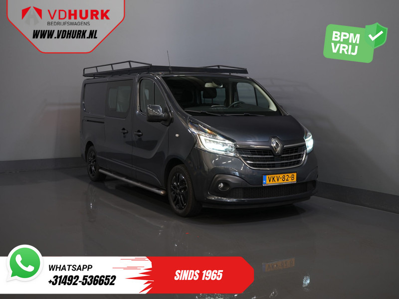 Renault Trafic 2.0 dCi 145 pk Aut. L2 DC Dubbel Cabine BPM VRIJ! 2xSchuifdeur/ LED/ Stoelverw./ Climate/ Cruise/ Imperiaal/ Sidebars/ Trekhaak/ - Kleine bestelwagen, Bestelwagen met dubbele cabine: afbeelding 1 Renault Trafic 2.0 dCi 145 pk Aut. L2 DC Dubbel Cabine BPM VRIJ! 2xSchuifdeur/ LED/ Stoelverw./ Climate/ Cruise/ Imperiaal/ Sidebars/ Trekhaak/ - Kleine bestelwagen, Bestelwagen met dubbele cabine: afbeelding 1