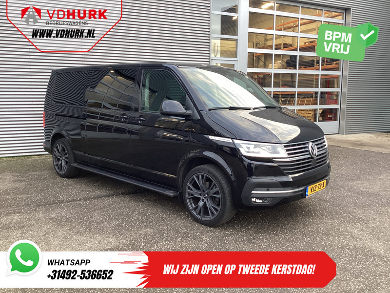 Volkswagen Transporter T6.1 2.0 TDI 150 pk DSG Aut. L2 DC Dubbel Cabine LED/ 20" LMV/ Elek. Schuifdeur/ Alpine/ Leder/ Climate/ Cruise/ Camera/ Trekhaa - Kleine bestelwagen, Bestelwagen met dubbele cabine: afbeelding 1 Volkswagen Transporter T6.1 2.0 TDI 150 pk DSG Aut. L2 DC Dubbel Cabine LED/ 20" LMV/ Elek. Schuifdeur/ Alpine/ Leder/ Climate/ Cruise/ Camera/ Trekhaa - Kleine bestelwagen, Bestelwagen met dubbele cabine: afbeelding 1