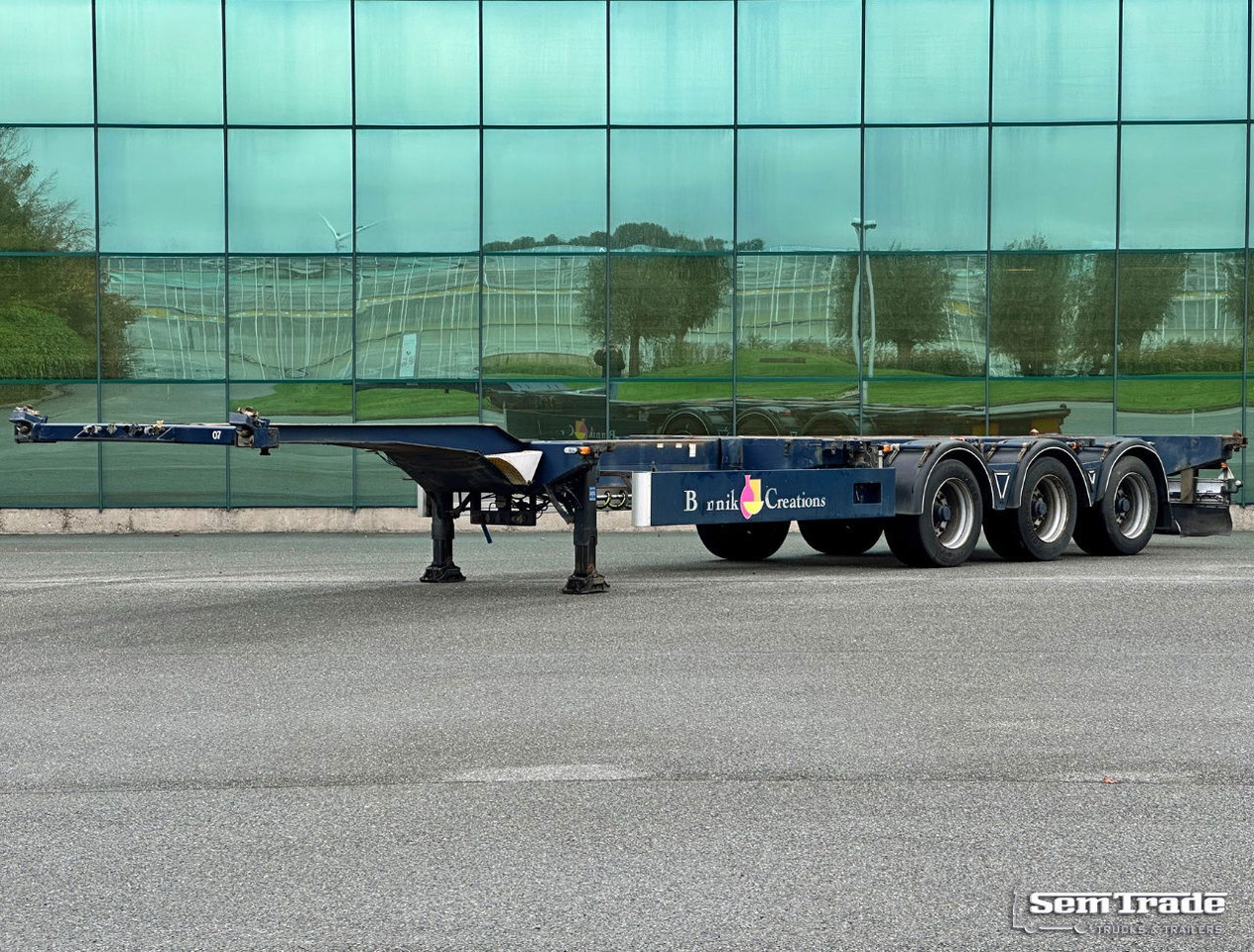 Burg BPO 15-27 Ccxhx BPW Axles Disc Brakes 40 FT. Chassis Lift Axle - Containertransporter/ Wissellaadbak oplegger: afbeelding 1 Burg BPO 15-27 Ccxhx BPW Axles Disc Brakes 40 FT. Chassis Lift Axle - Containertransporter/ Wissellaadbak oplegger: afbeelding 1