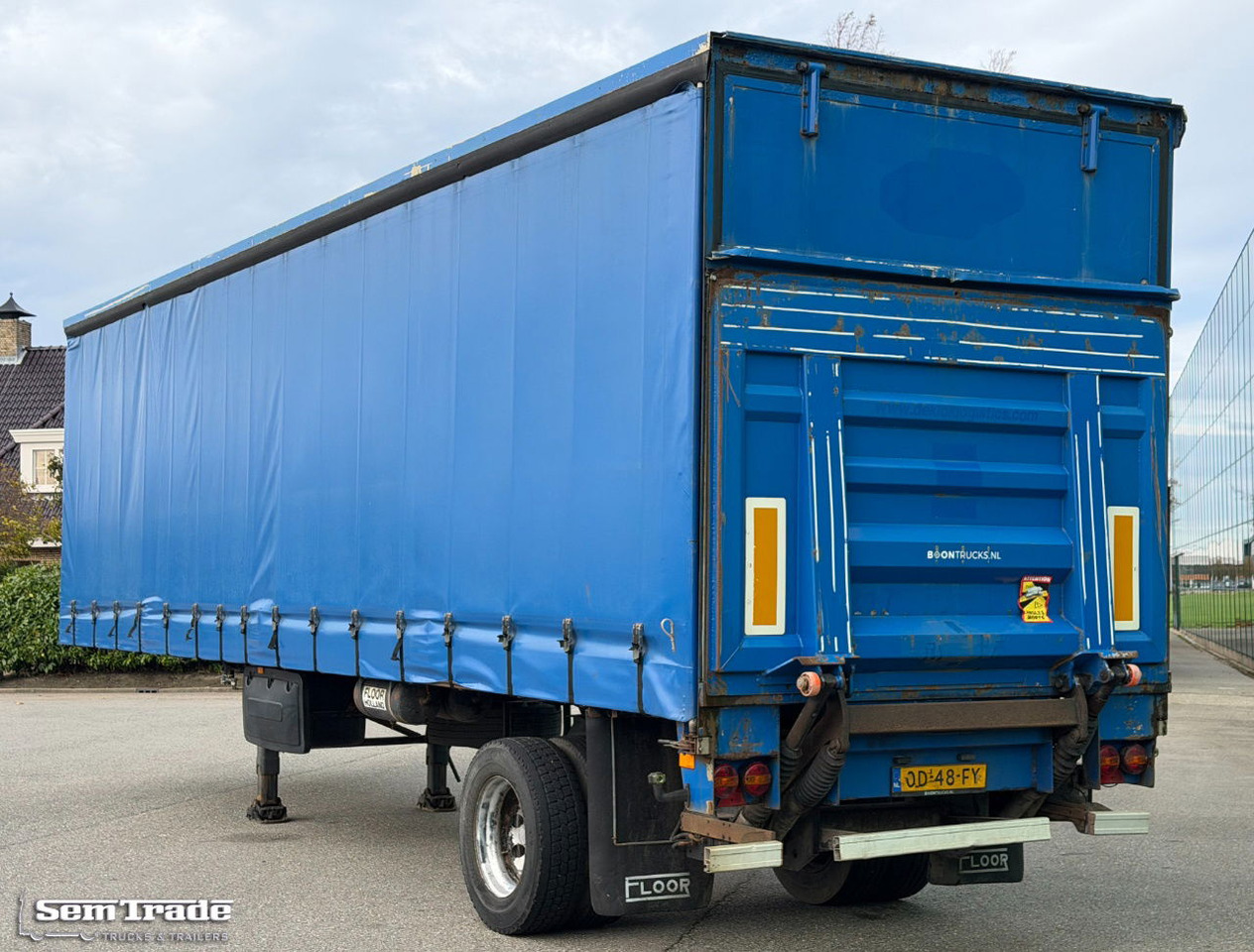 Floor FL0-12-102 City Trailer Tail Lift Good Condition Holland-Trailer - Schuifzeiloplegger: afbeelding 3 Floor FL0-12-102 City Trailer Tail Lift Good Condition Holland-Trailer - Schuifzeiloplegger: afbeelding 3