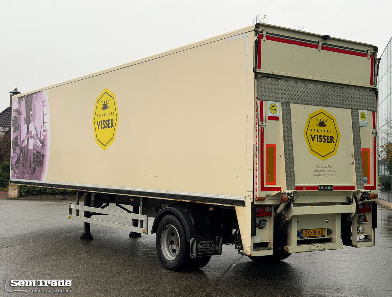 Pacton TBD 122 Tail Lift Steering Axle 1075x250x230 Inside NL City Trailer - Gesloten oplegger: afbeelding 3 Pacton TBD 122 Tail Lift Steering Axle 1075x250x230 Inside NL City Trailer - Gesloten oplegger: afbeelding 3