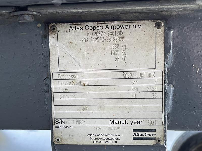 Atlas-Copco XAS 97 DD - N - Luchtcompressor: afbeelding 4 Atlas-Copco XAS 97 DD - N - Luchtcompressor: afbeelding 4