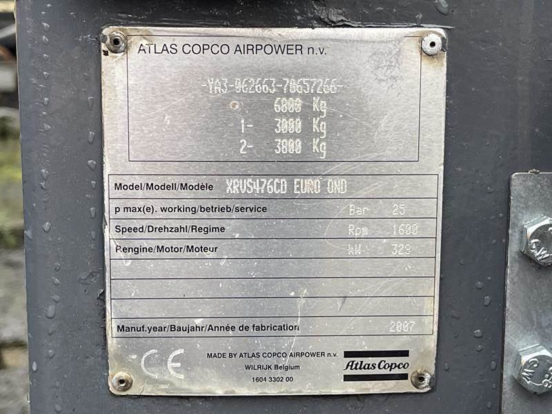 Atlas-Copco XRVS 476 CD - Luchtcompressor: afbeelding 2 Atlas-Copco XRVS 476 CD - Luchtcompressor: afbeelding 2