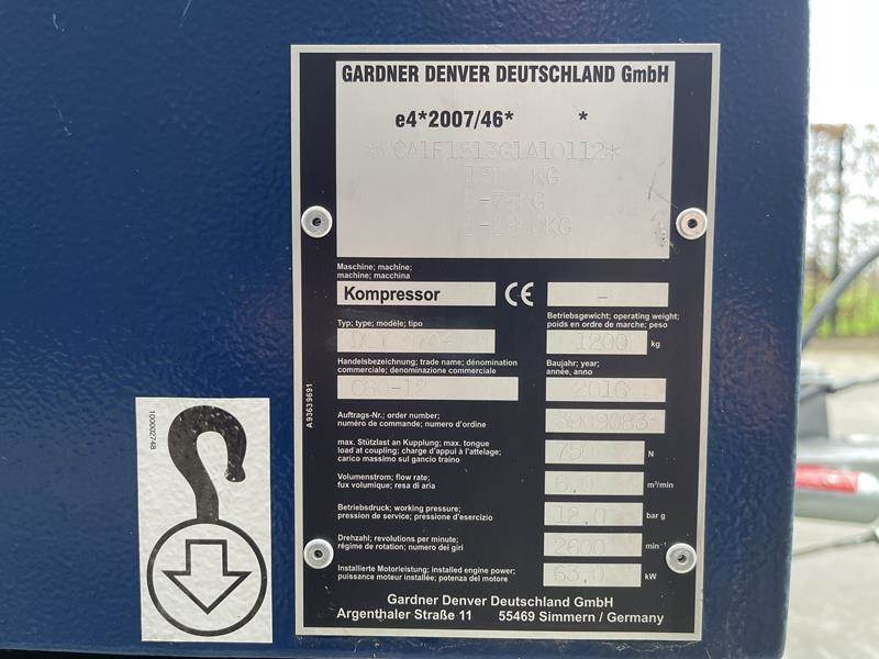 Compair C 60 - 12 - Luchtcompressor: afbeelding 4 Compair C 60 - 12 - Luchtcompressor: afbeelding 4