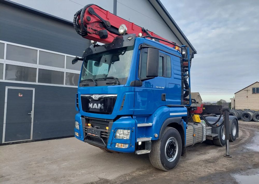 MAN TGS 26-480 6x4 do drewna PALFINGER Epsilon S 270L83 - Trekker: afbeelding 5 MAN TGS 26-480 6x4 do drewna PALFINGER Epsilon S 270L83 - Trekker: afbeelding 5