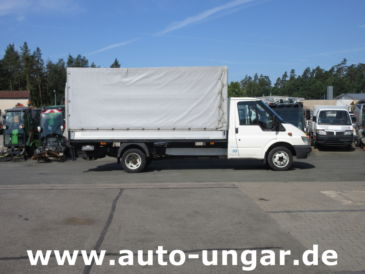 Ford Transit 90T350 Tourneo 3.500kg Pritsche & Plane Dautel LBW AHK - Huifzeil bedrijfswagen: afbeelding 1 Ford Transit 90T350 Tourneo 3.500kg Pritsche & Plane Dautel LBW AHK - Huifzeil bedrijfswagen: afbeelding 1
