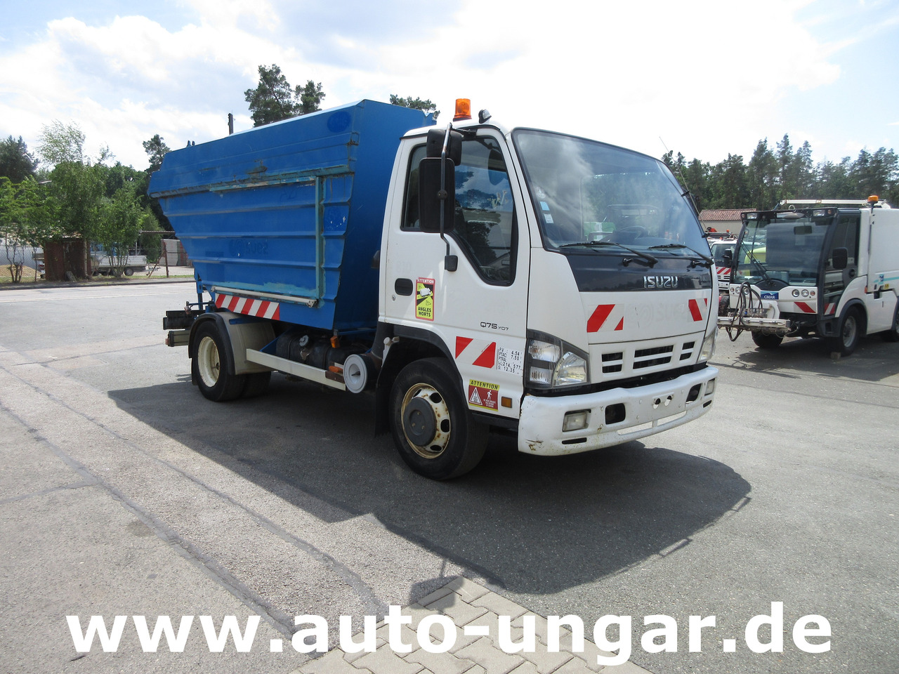 ISUZU NQR Smoother Q75 Y07 Müllwagen 8m³ TECNO 7.500kg Kipper Presse Lifter - Vuilniswagen: afbeelding 1 ISUZU NQR Smoother Q75 Y07 Müllwagen 8m³ TECNO 7.500kg Kipper Presse Lifter - Vuilniswagen: afbeelding 1