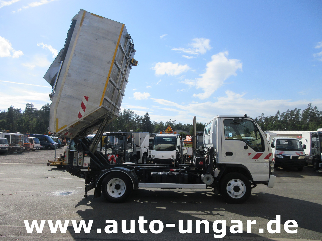 Vuilniswagen ISUZU NQR smoother NPR 75 Q75.Y07 Faun Müllwagen Euro 4 Kipper Lifter Presse: afbeelding 21