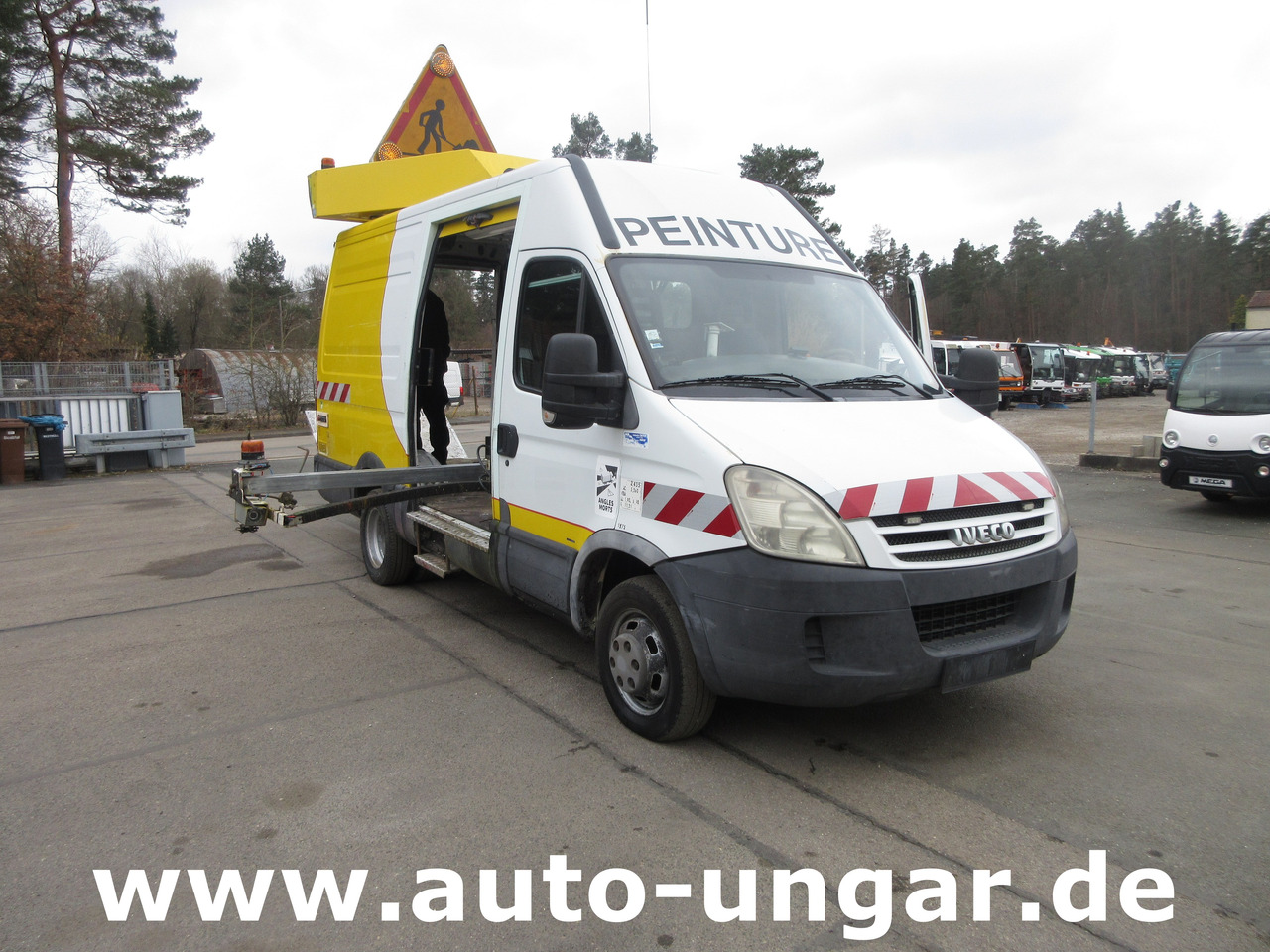 Asfaltmachine Iveco 50C15 Jetline Graco LineLazer Markiermaschine Hofmann Roadmarking Machine: afbeelding 18