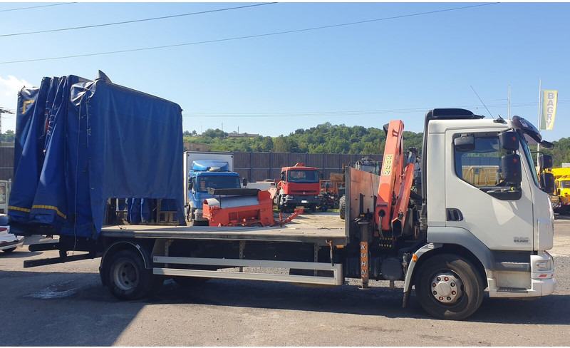 DAF 15t LF55.220 +Palfinger PK8500 - Schuifzeilen vrachtwagen, Kraanwagen: afbeelding 4 DAF 15t LF55.220 +Palfinger PK8500 - Schuifzeilen vrachtwagen, Kraanwagen: afbeelding 4