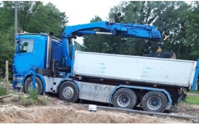 Scania 8x4 bord. R500 +23m crane - Kipper vrachtwagen, Kraanwagen: afbeelding 5 Scania 8x4 bord. R500 +23m crane - Kipper vrachtwagen, Kraanwagen: afbeelding 5