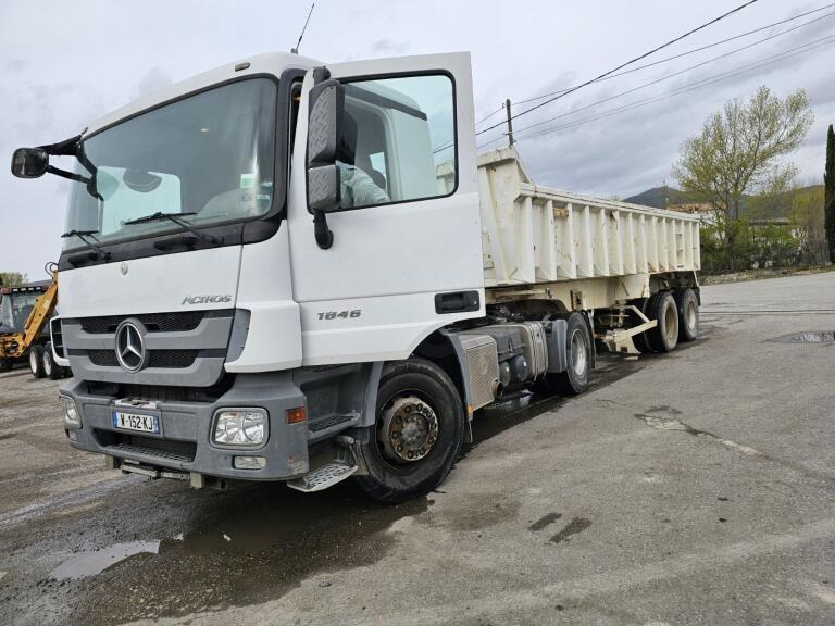 Mercedes Actros 1846 - Trekker, Kipper oplegger: afbeelding 1 Mercedes Actros 1846 - Trekker, Kipper oplegger: afbeelding 1