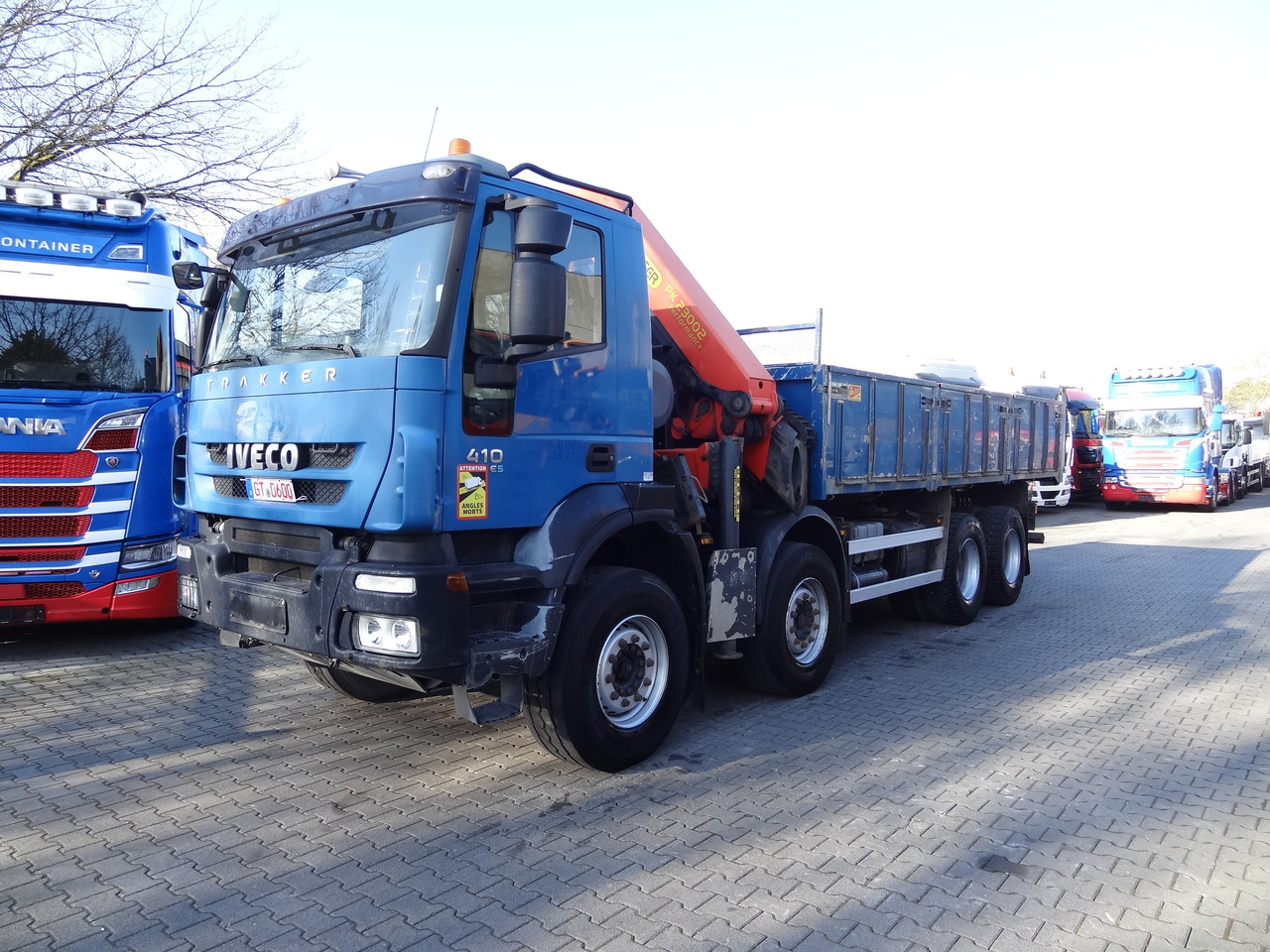 Iveco Trakker AD340T41 8X4 Kipper Kran Palfinger 23002 - Kraanwagen, Kipper vrachtwagen: afbeelding 1 Iveco Trakker AD340T41 8X4 Kipper Kran Palfinger 23002 - Kraanwagen, Kipper vrachtwagen: afbeelding 1