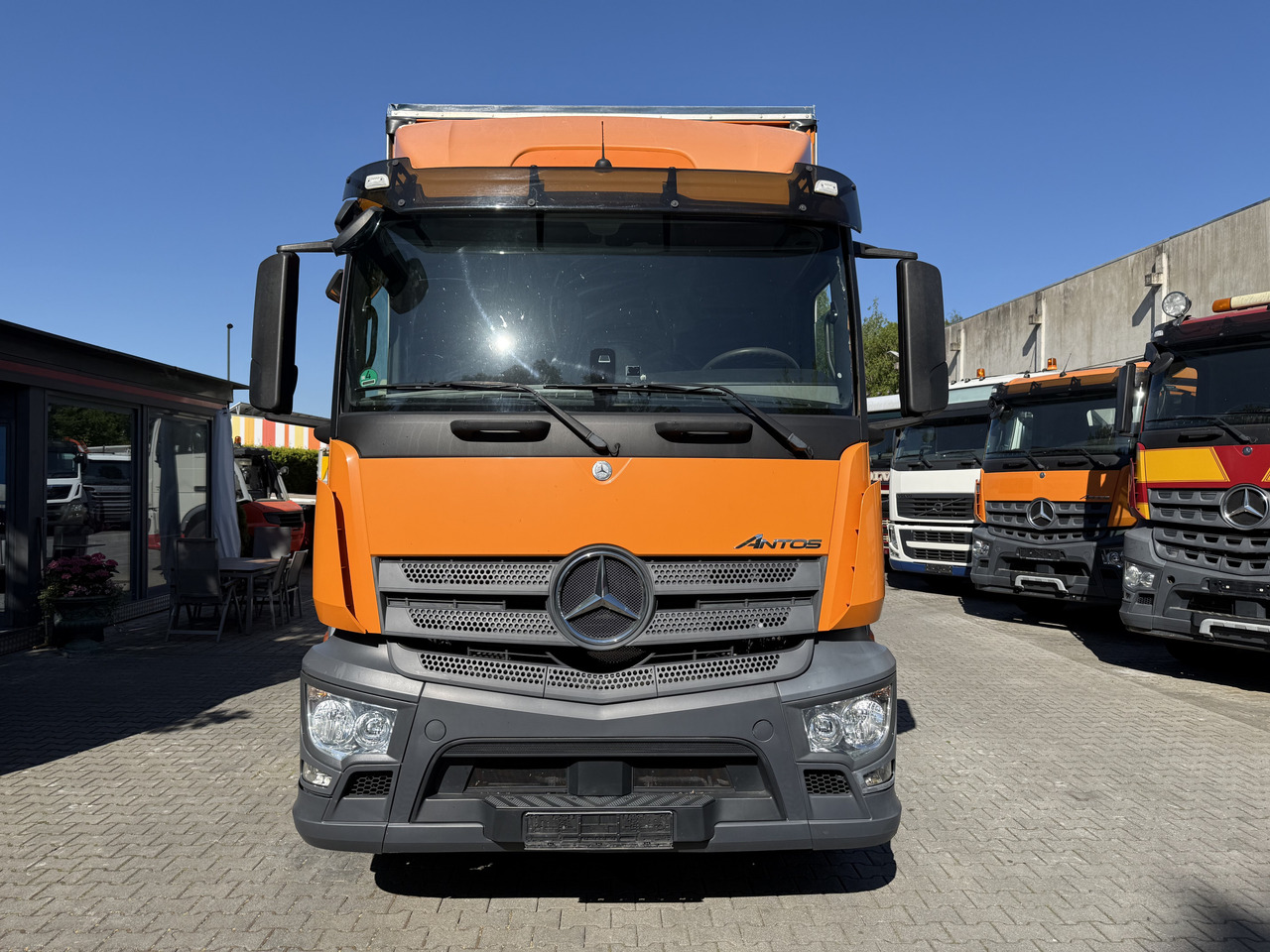 Kraanwagen, Schuifzeilen vrachtwagen Mercedes-Benz Actros 1827 Kran Palfinger PK 9002: afbeelding 10 Kraanwagen, Schuifzeilen vrachtwagen Mercedes-Benz Actros 1827 Kran Palfinger PK 9002: afbeelding 10