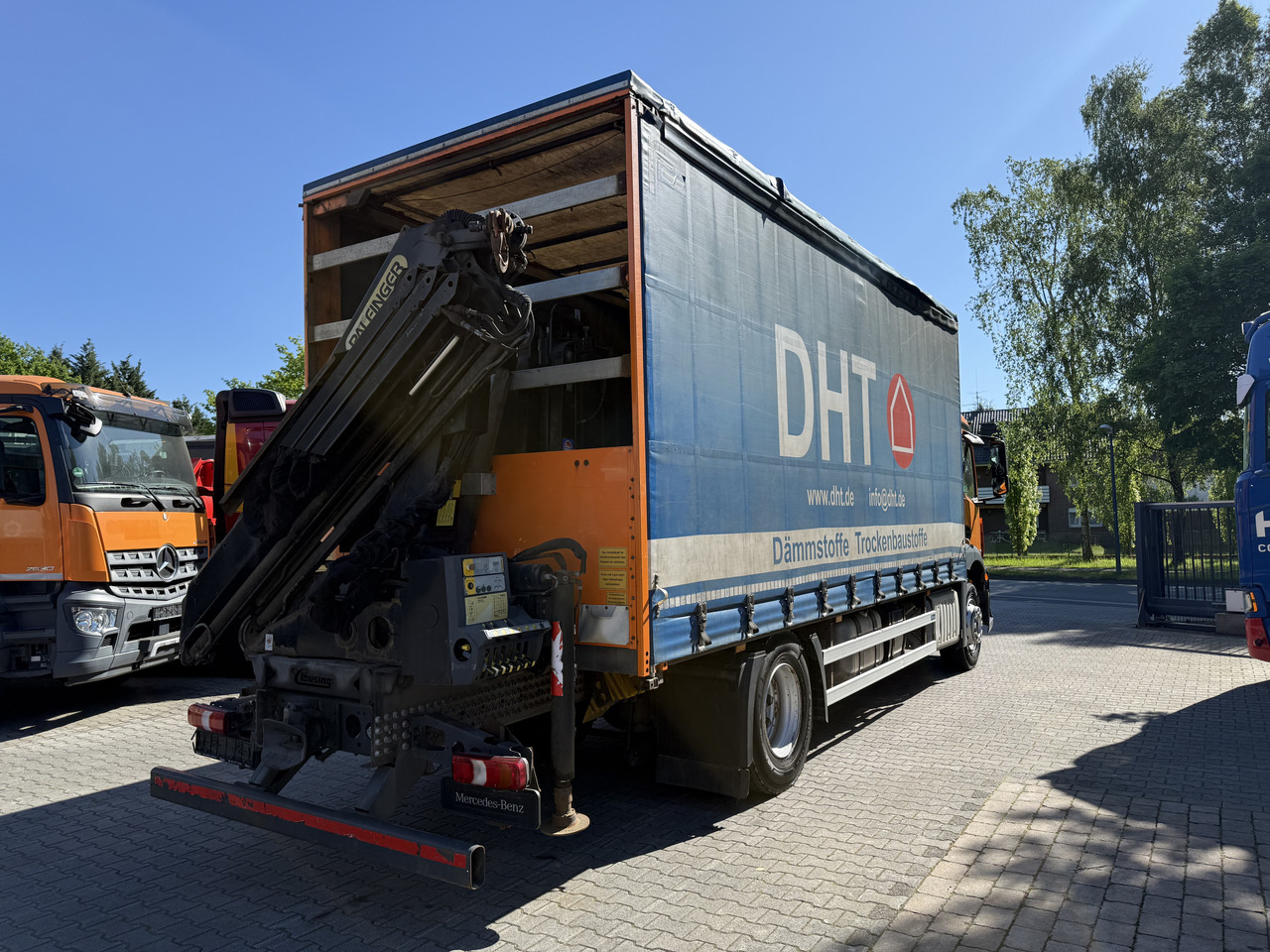 Kraanwagen, Schuifzeilen vrachtwagen Mercedes-Benz Actros 1827 Kran Palfinger PK 9002: afbeelding 12 Kraanwagen, Schuifzeilen vrachtwagen Mercedes-Benz Actros 1827 Kran Palfinger PK 9002: afbeelding 12