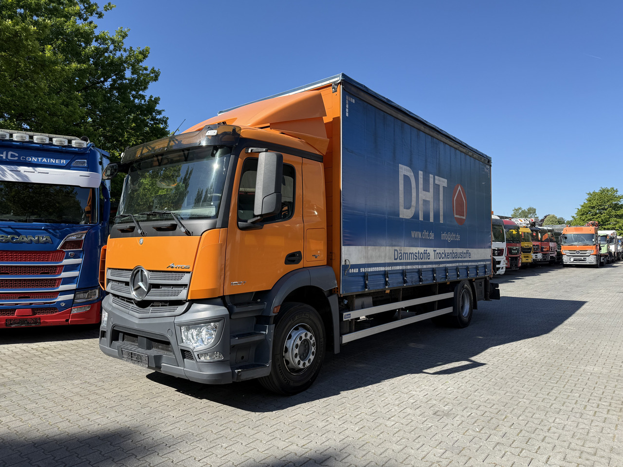 Kraanwagen, Schuifzeilen vrachtwagen Mercedes-Benz Actros 1827 Kran Palfinger PK 9002: afbeelding 9 Kraanwagen, Schuifzeilen vrachtwagen Mercedes-Benz Actros 1827 Kran Palfinger PK 9002: afbeelding 9