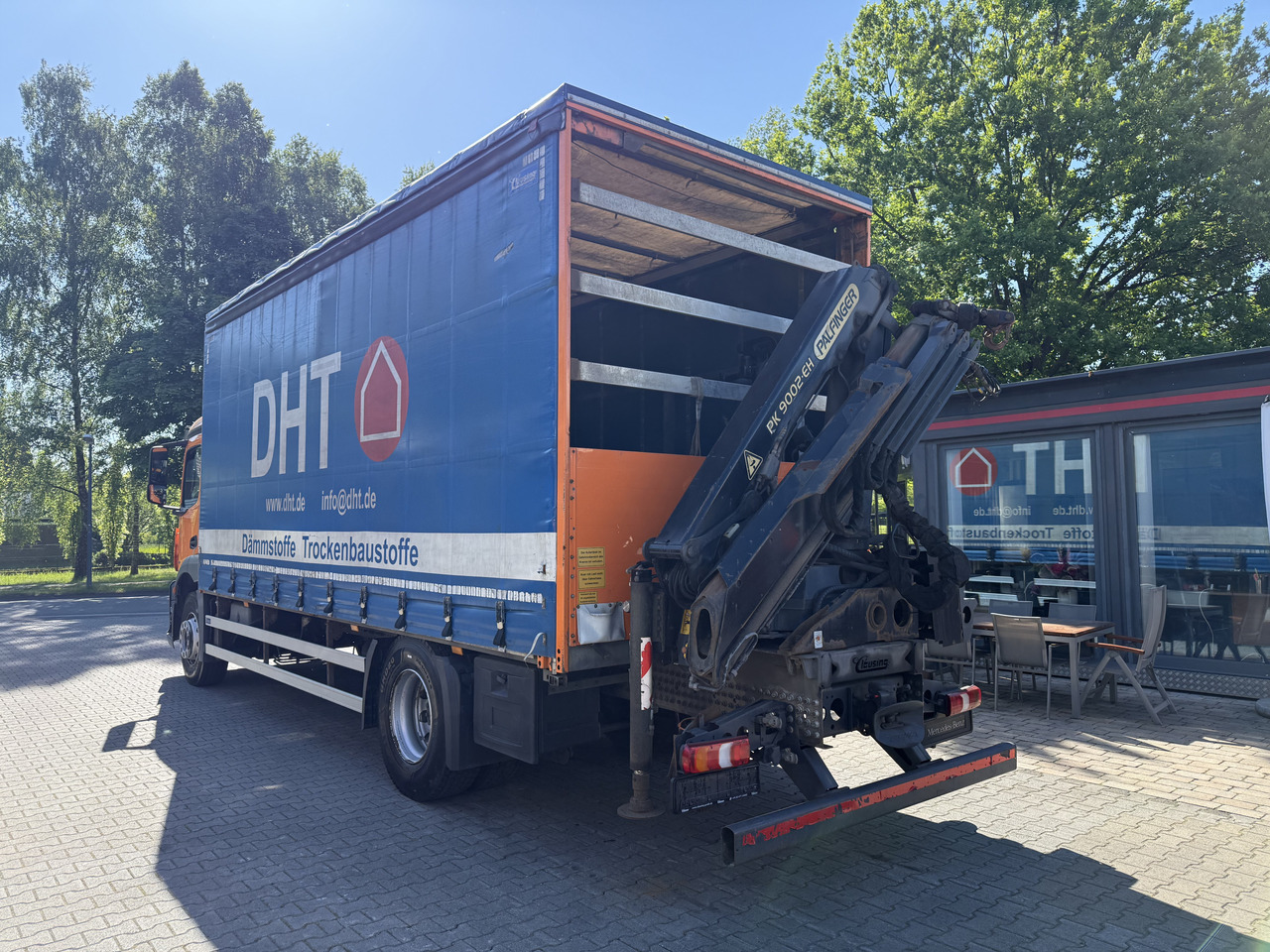 Kraanwagen, Schuifzeilen vrachtwagen Mercedes-Benz Actros 1827 Kran Palfinger PK 9002: afbeelding 13 Kraanwagen, Schuifzeilen vrachtwagen Mercedes-Benz Actros 1827 Kran Palfinger PK 9002: afbeelding 13