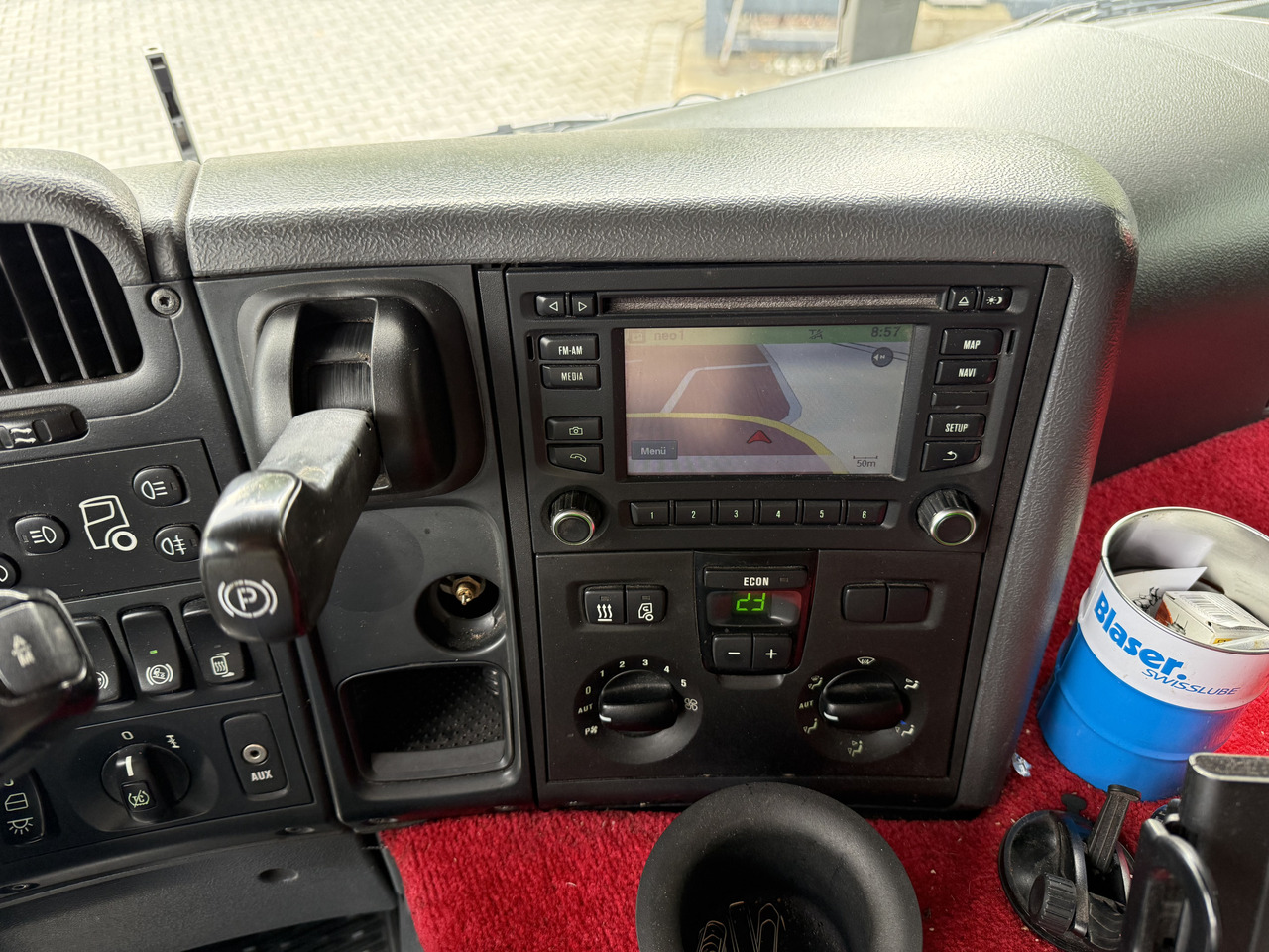 Vrachtwagen met open laadbak, Kraanwagen Scania P410 4X2 Palfinger PK 13001: afbeelding 6