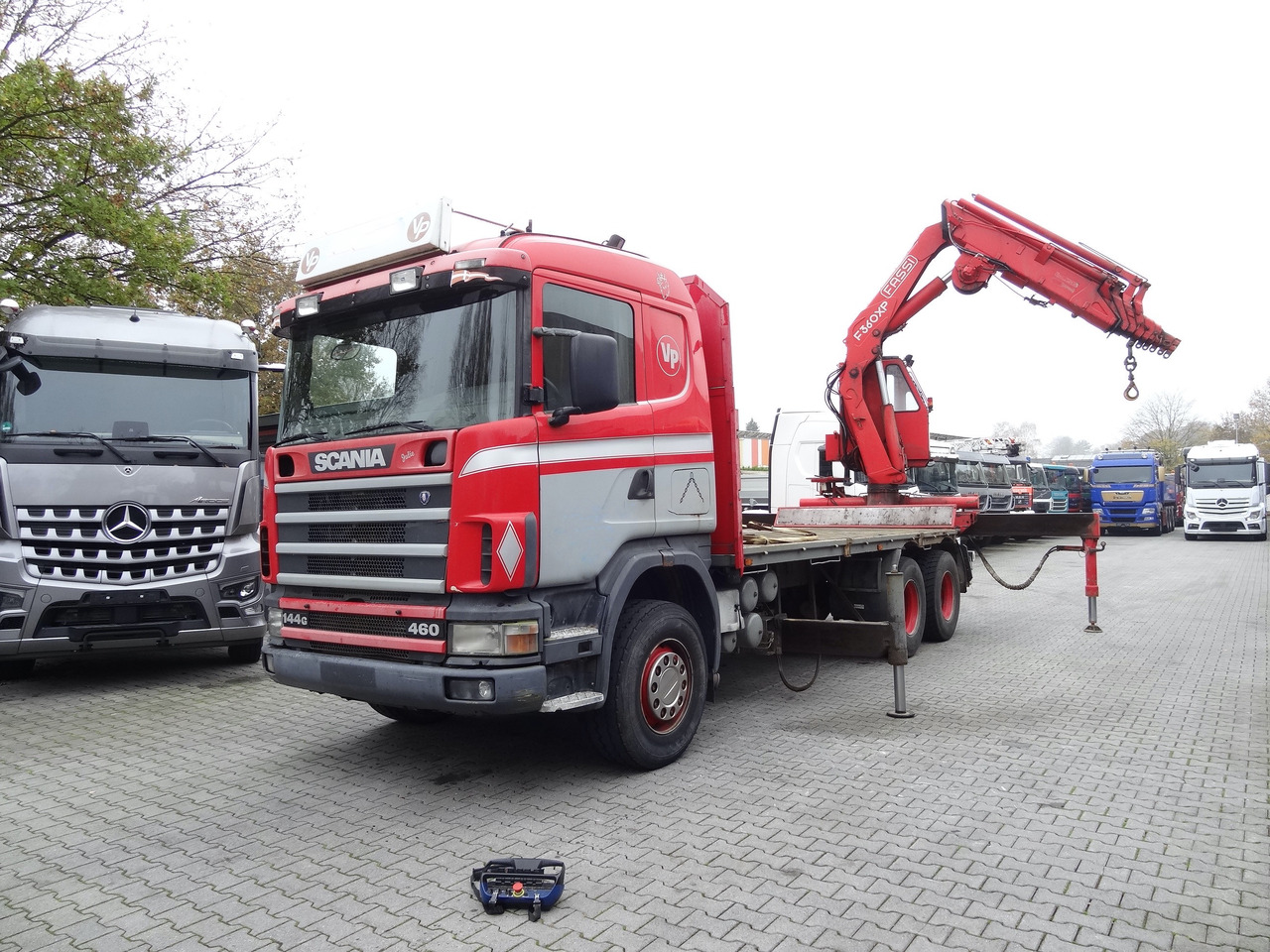Kraanwagen, Vrachtwagen met open laadbak Scania R144 460 6X4 Fassi 360 bis 25 Meter: afbeelding 12 Kraanwagen, Vrachtwagen met open laadbak Scania R144 460 6X4 Fassi 360 bis 25 Meter: afbeelding 12