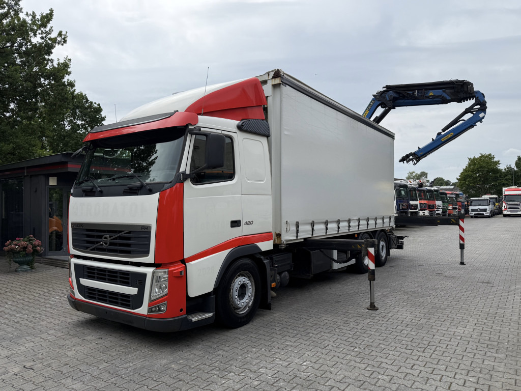 Volvo FH420 6X2*4 Palfinger 29002 bis 27 Meter - Vrachtwagen met open laadbak, Kraanwagen: afbeelding 1 Volvo FH420 6X2*4 Palfinger 29002 bis 27 Meter - Vrachtwagen met open laadbak, Kraanwagen: afbeelding 1