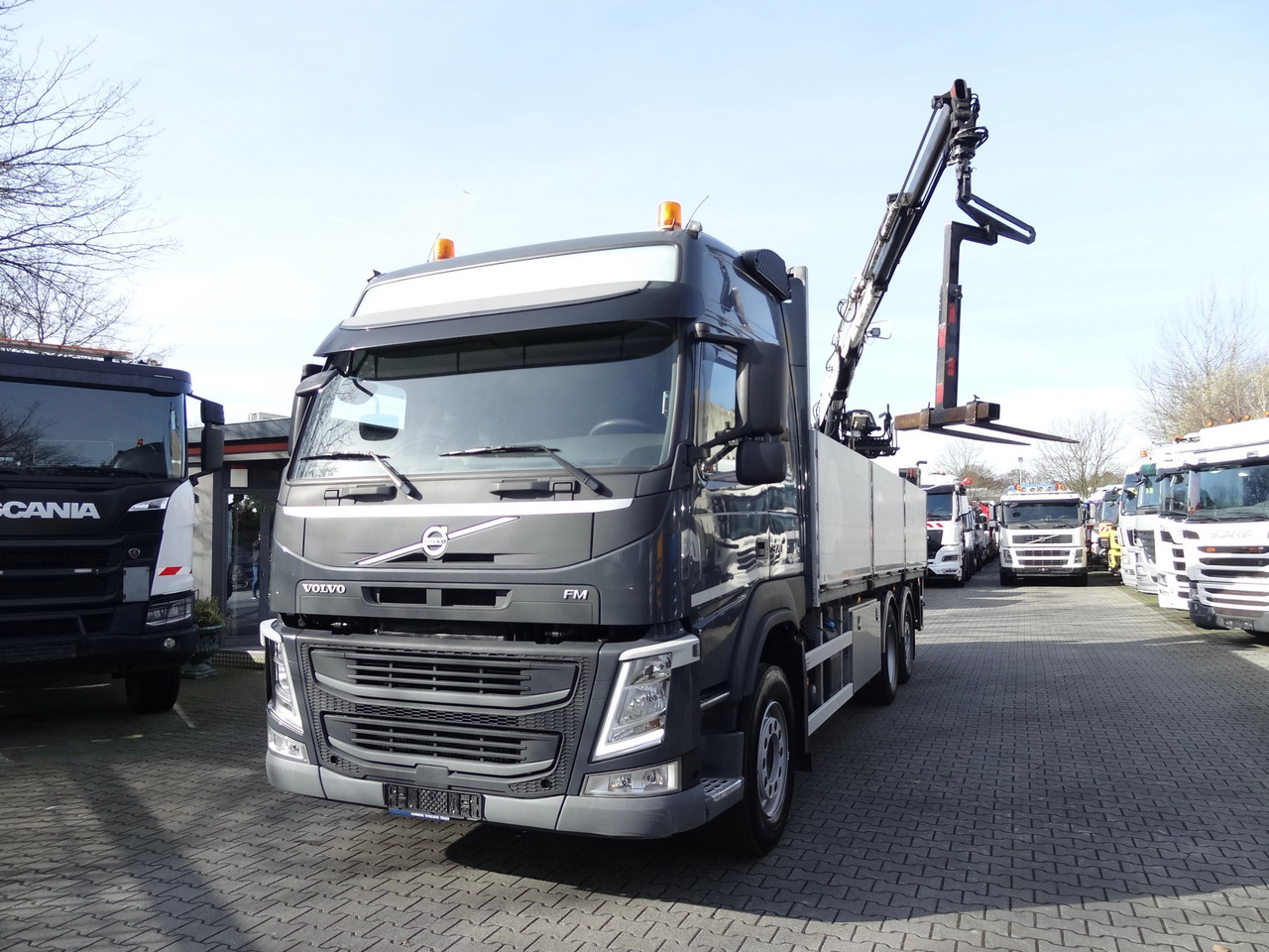 Volvo FM370 6X2*4 Kennis K14 Kran - Vrachtwagen met open laadbak, Kraanwagen: afbeelding 2 Volvo FM370 6X2*4 Kennis K14 Kran - Vrachtwagen met open laadbak, Kraanwagen: afbeelding 2