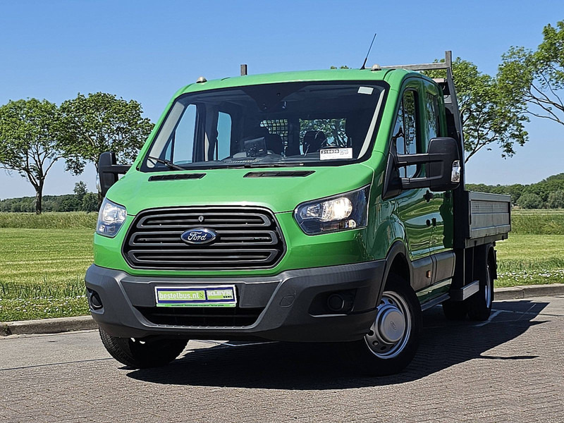 Ford Transit 2.0 DUB.CAB Hiab-Kraan! - Bestelwagen met open laadbak: afbeelding 1 Ford Transit 2.0 DUB.CAB Hiab-Kraan! - Bestelwagen met open laadbak: afbeelding 1