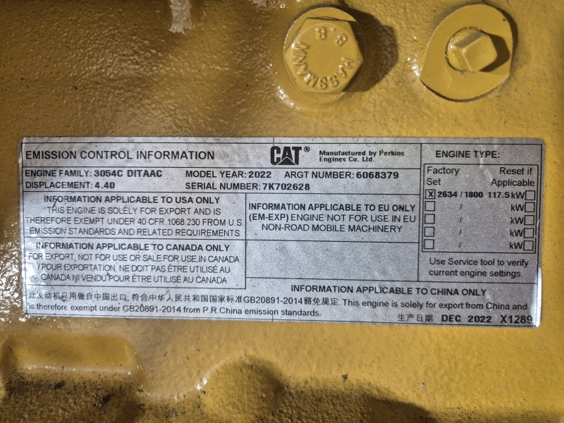 Caterpillar 3054C DITAAC Engine + Radiator - Motor voor Industriële machine: afbeelding 2 Caterpillar 3054C DITAAC Engine + Radiator - Motor voor Industriële machine: afbeelding 2