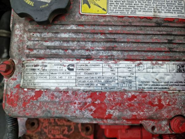 Cummins ISL9E6380 Engine (Bus) - Motor: afbeelding 3 Cummins ISL9E6380 Engine (Bus) - Motor: afbeelding 3