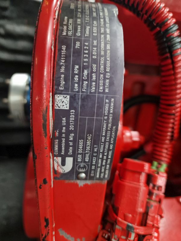 Cummins ISLG6C300 Engine (Industrial) 2017 - Motor voor Industriële machine: afbeelding 2 Cummins ISLG6C300 Engine (Industrial) 2017 - Motor voor Industriële machine: afbeelding 2