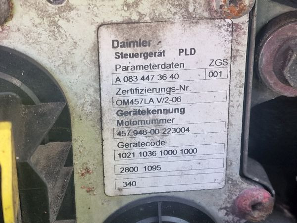 Mercedes Benz OM457LA.V/2-06 Engine (Truck) - Motor voor Vrachtwagen: afbeelding 2 Mercedes Benz OM457LA.V/2-06 Engine (Truck) - Motor voor Vrachtwagen: afbeelding 2