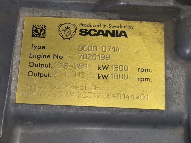 Scania DC09 071A Engine (Industrial) STAGE3A - Motor voor Industriële machine: afbeelding 2 Scania DC09 071A Engine (Industrial) STAGE3A - Motor voor Industriële machine: afbeelding 2