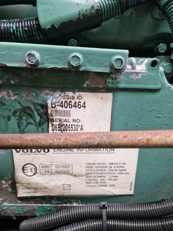 Volvo D6B220 EC09 Engine (Truck) - Motor voor Vrachtwagen: afbeelding 2 Volvo D6B220 EC09 Engine (Truck) - Motor voor Vrachtwagen: afbeelding 2