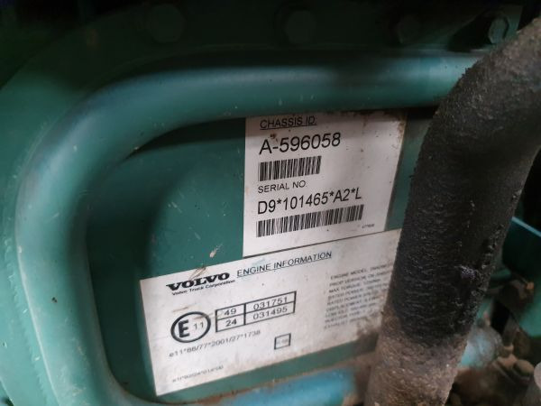 Volvo  D9A260 EC01 - Motor voor Vrachtwagen: afbeelding 2 Volvo  D9A260 EC01 - Motor voor Vrachtwagen: afbeelding 2