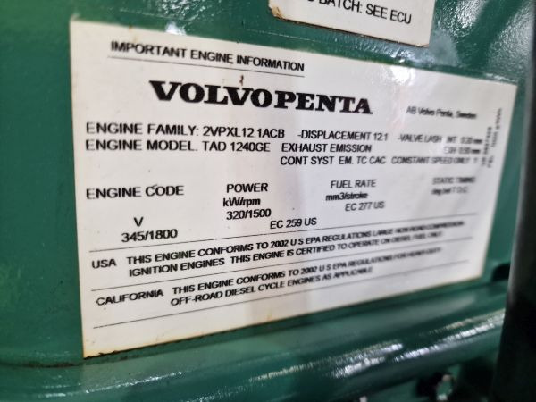 Volvo TAD1240GE Engine (Industrial) - Motor voor Industriële machine: afbeelding 3 Volvo TAD1240GE Engine (Industrial) - Motor voor Industriële machine: afbeelding 3