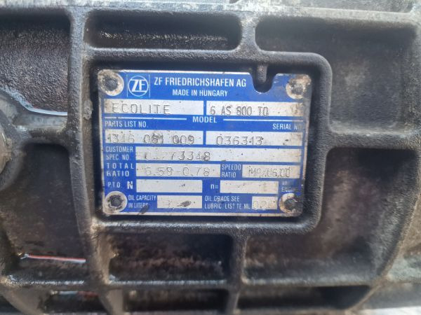 ZF 6AS800TO Gearbox - Versnellingsbak: afbeelding 2 ZF 6AS800TO Gearbox - Versnellingsbak: afbeelding 2
