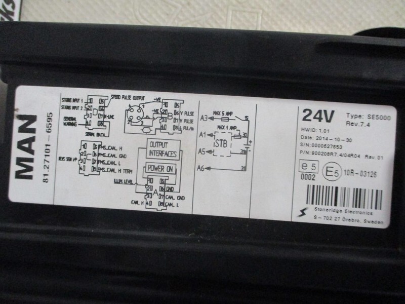MAN TGS 81.27101-6595 TACHOGRAAF STONERIDGE EURO 6 - Elektrisch systeem voor Vrachtwagen: afbeelding 2 MAN TGS 81.27101-6595 TACHOGRAAF STONERIDGE EURO 6 - Elektrisch systeem voor Vrachtwagen: afbeelding 2