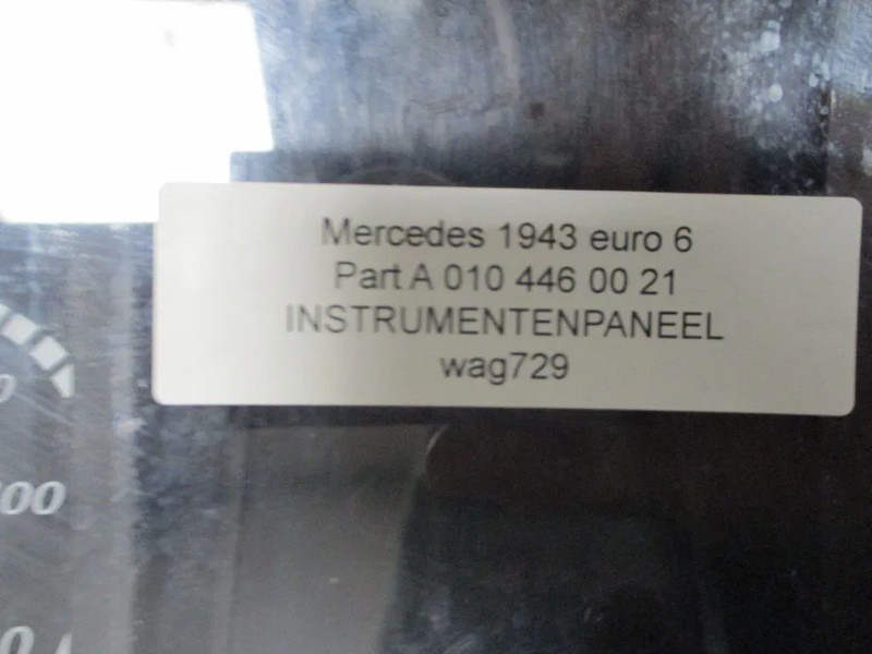 Mercedes-Benz A 010 446 00 21 INSTRUMENTENPANEEL MERCEDES ACTROS EURO 6 - Instrumentenpaneel voor Vrachtwagen: afbeelding 2 Mercedes-Benz A 010 446 00 21 INSTRUMENTENPANEEL MERCEDES ACTROS EURO 6 - Instrumentenpaneel voor Vrachtwagen: afbeelding 2