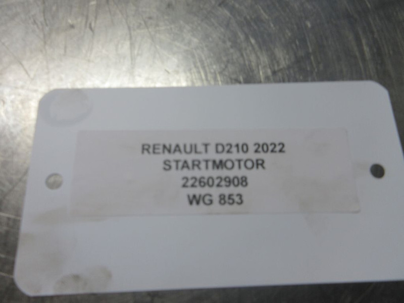 Renault 22602908 STARTMOTOR RENAULT D210 EURO 6 - Starter voor Vrachtwagen: afbeelding 3 Renault 22602908 STARTMOTOR RENAULT D210 EURO 6 - Starter voor Vrachtwagen: afbeelding 3