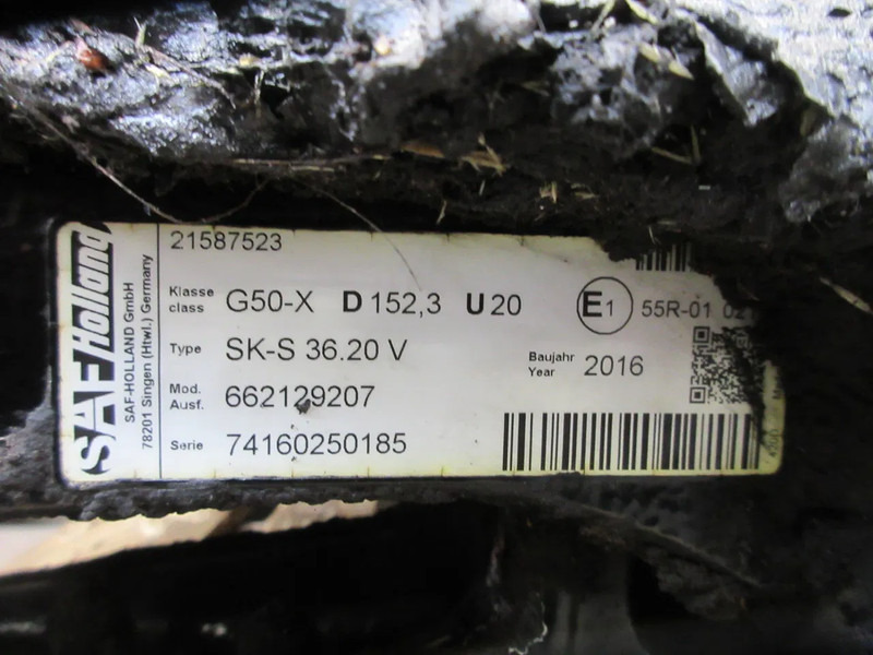 Koppelschotel voor Vrachtwagen SAF SAF HOLLAND SK-S 36.20 21857523 // 20424303 // 20424304 // SK-S 36.20V SCHOTEL VOLVO FH 460 MODEL 2020: afbeelding 6