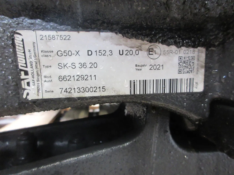 Volvo 21587522 // SAF HOLLAND G50-X D 152,3 U20,0 SK-S 3620 21587522 // SAF HOLLAND G50-X D 152,3 U20,0 SK-S 3620 MODEL 2023 - Koppelschotel voor Vrachtwagen: afbeelding 4 Volvo 21587522 // SAF HOLLAND G50-X D 152,3 U20,0 SK-S 3620 21587522 // SAF HOLLAND G50-X D 152,3 U20,0 SK-S 3620 MODEL 2023 - Koppelschotel voor Vrachtwagen: afbeelding 4