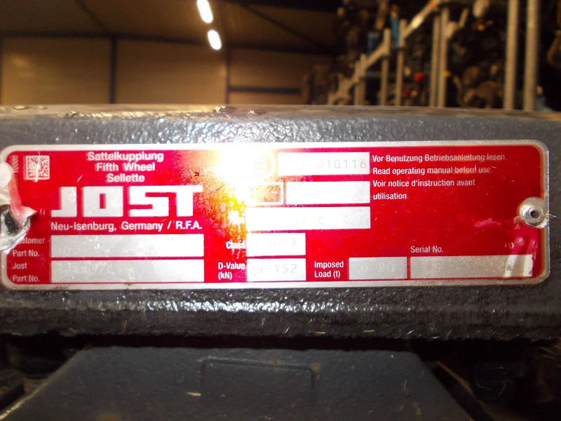 Volvo 3172647 // JOST / JSK37C185Z // D 152 // U20 3172647 // JOST / JSK37C185Z // D 152 // U20 VOLVO FM 420 EURO 6 - Koppelschotel voor Vrachtwagen: afbeelding 5 Volvo 3172647 // JOST / JSK37C185Z // D 152 // U20 3172647 // JOST / JSK37C185Z // D 152 // U20 VOLVO FM 420 EURO 6 - Koppelschotel voor Vrachtwagen: afbeelding 5