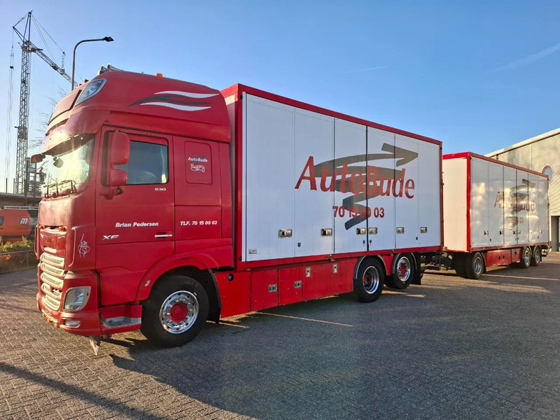 DAF XF106-530 / DEB / COMPLETE COMBI / SIDE DOORS / 2XPLATFORM 2500KG / ONLY:773032 KM / LWDS / LEATHER / EURO-6 / 2017 - Bakwagen: afbeelding 1 DAF XF106-530 / DEB / COMPLETE COMBI / SIDE DOORS / 2XPLATFORM 2500KG / ONLY:773032 KM / LWDS / LEATHER / EURO-6 / 2017 - Bakwagen: afbeelding 1