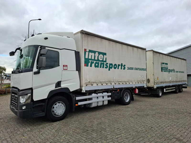 Renault T480 COMFORT / DOUBLE TANK / TIR LINE / TUV:30-03-2026 / THROUGH LOADING SYSTEM / LWDS / AUTOMATIC / EURO-6 / 2017 - Schuifzeilen vrachtwagen: afbeelding 1 Renault T480 COMFORT / DOUBLE TANK / TIR LINE / TUV:30-03-2026 / THROUGH LOADING SYSTEM / LWDS / AUTOMATIC / EURO-6 / 2017 - Schuifzeilen vrachtwagen: afbeelding 1