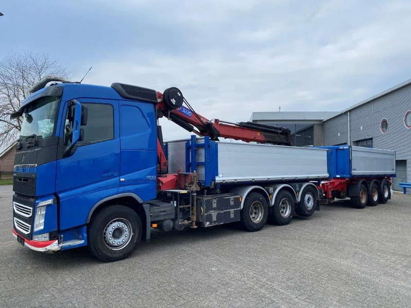 Kraanwagen Volvo FH4-500 / HMF 3220K-RC / REMOTE / ROTATOR / 3SIDE TIPPER / DYNAMIC STEERING / ONLY:302623 KM / AUTOMATIC / EURO-6 / 2017: afbeelding 11 Kraanwagen Volvo FH4-500 / HMF 3220K-RC / REMOTE / ROTATOR / 3SIDE TIPPER / DYNAMIC STEERING / ONLY:302623 KM / AUTOMATIC / EURO-6 / 2017: afbeelding 11