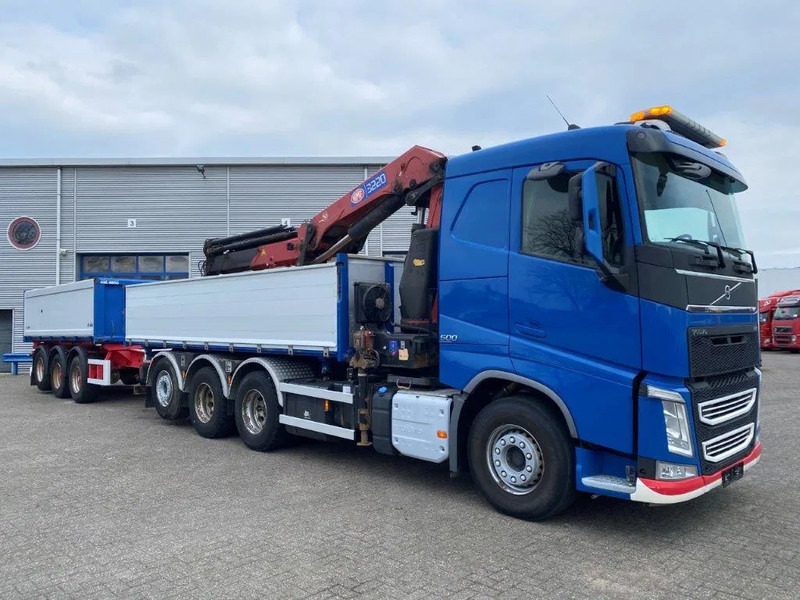 Kraanwagen Volvo FH4-500 / HMF 3220K-RC / REMOTE / ROTATOR / 3SIDE TIPPER / DYNAMIC STEERING / ONLY:302623 KM / AUTOMATIC / EURO-6 / 2017: afbeelding 12 Kraanwagen Volvo FH4-500 / HMF 3220K-RC / REMOTE / ROTATOR / 3SIDE TIPPER / DYNAMIC STEERING / ONLY:302623 KM / AUTOMATIC / EURO-6 / 2017: afbeelding 12