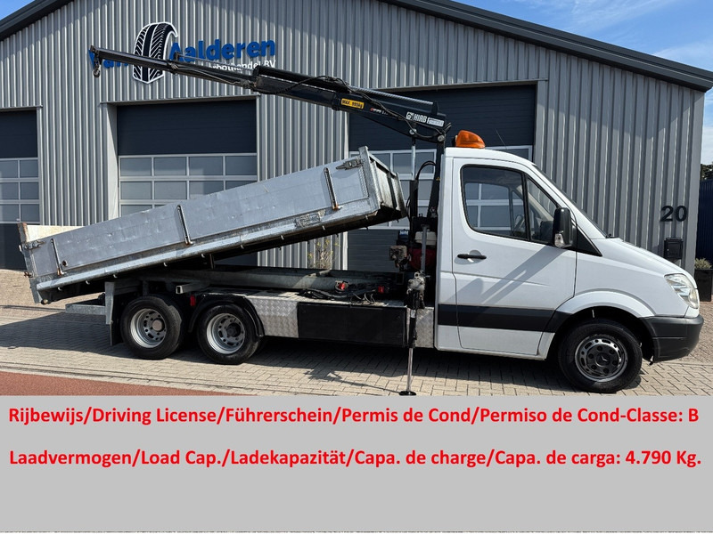 Mercedes-Benz Sprinter 516 CDI Clixtar, HIAB Kraan/Crane/Kran/Grua, Kipper - Kipper bestelwagen: afbeelding 1 Mercedes-Benz Sprinter 516 CDI Clixtar, HIAB Kraan/Crane/Kran/Grua, Kipper - Kipper bestelwagen: afbeelding 1